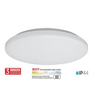 LED plafonjera 30W 3 boje svetla