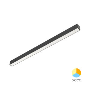 Linearna svetiljka LED 36W 3u1 crna