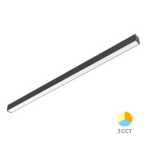 Linearna svetiljka LED 45W 3u1 crna