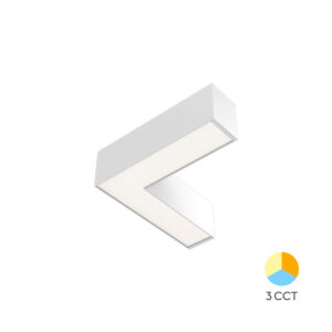 Linearna svetiljka LED 12W 3u1 ugaona bela