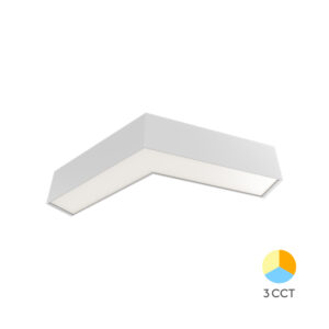 Linearna svetiljka LED 13W 3u1 ugaona bela