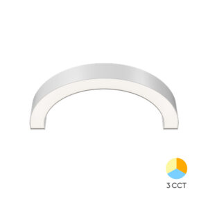 Linearna svetiljka LED 30W 3u1 polukružna bela