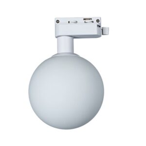 Šinska lampa G9 3W bela belo staklo